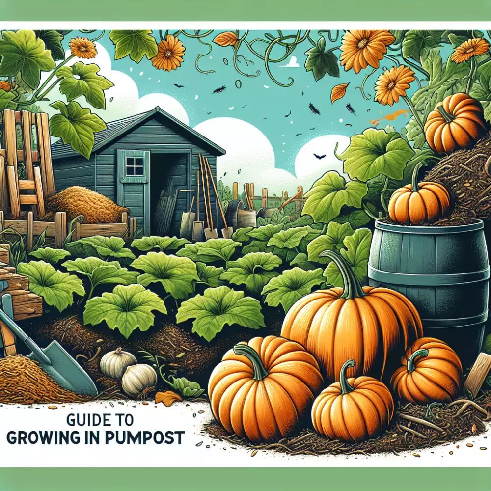 pěstování dýně na kompostu