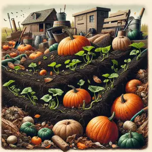 Pěstování Dýně Na Kompostu